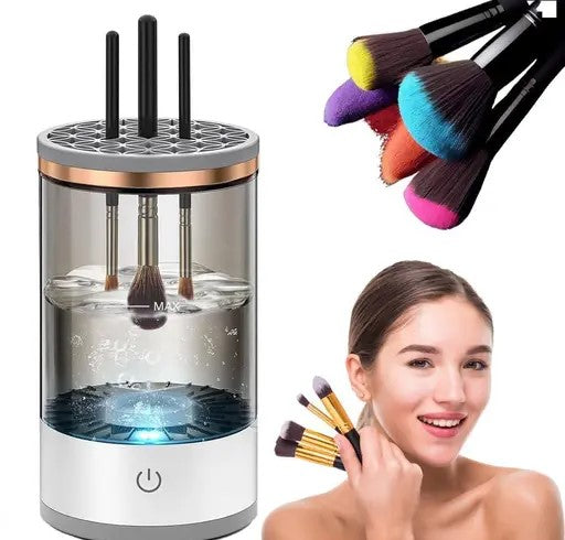 Automatic Makeup Brush Cleaner: Clean Brushes in Seconds